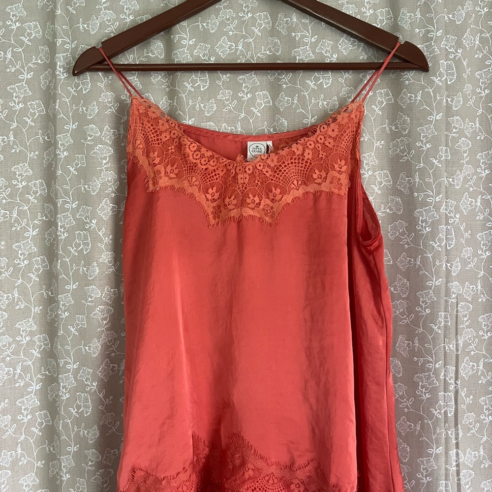 Paper Crane Coral Lace Cami